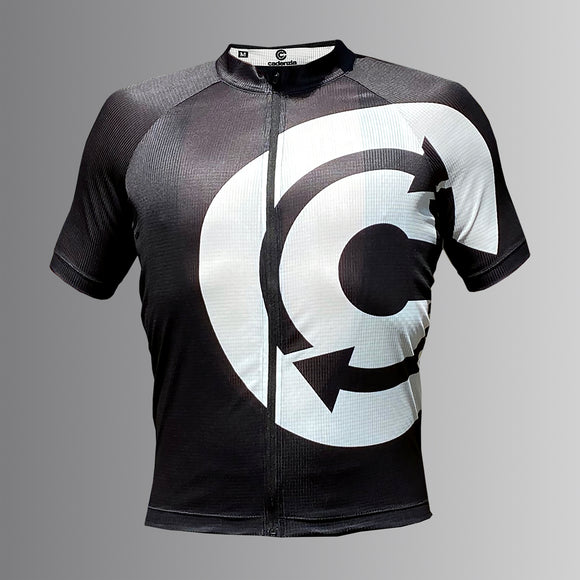 mens short sleeve sustainable cycle jersey