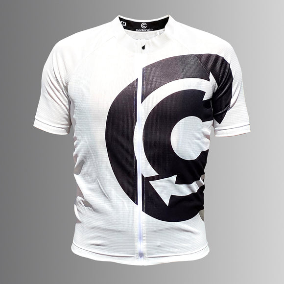 mens short sleeve sustainable cycle jersey