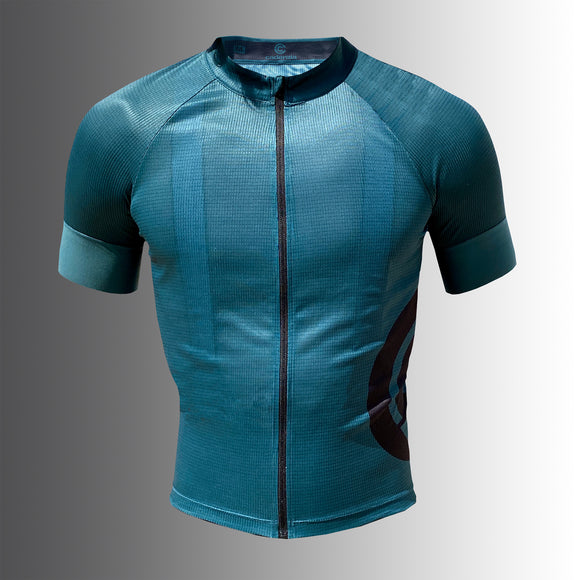 men's short sleeve sustainable cycle jersey