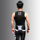 mens black sleeveless cycle baselayer